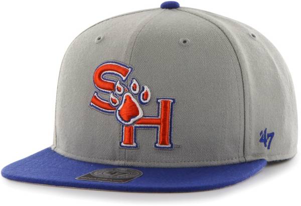 ‘47 Men's Sam Houston Bearkats Grey Sure Shot Captain Adjustable Hat