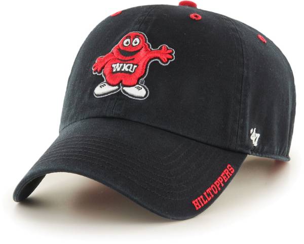 ‘47 Men's Western Kentucky Hilltoppers Ice Clean Up Adjustable Black Hat