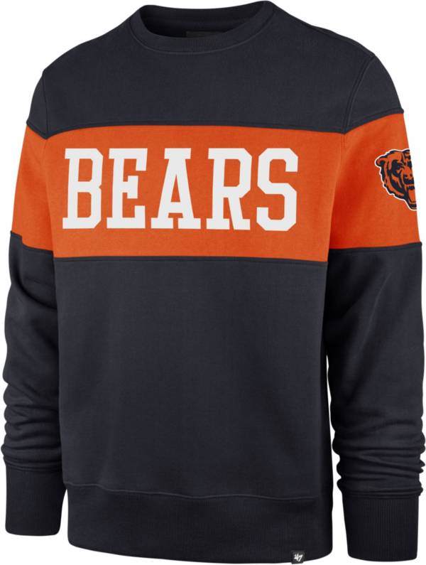 ‘47 Men's Chicago Bears Interstate Crew Navy Sweatshirt