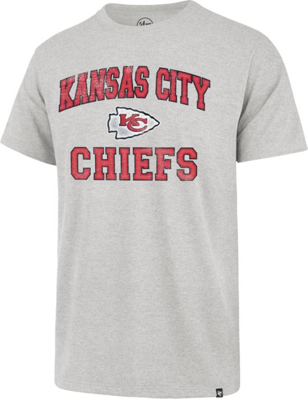 ‘47 Men's Kansas City Chiefs Arch Franklin Grey T-Shirt