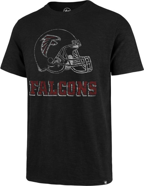 ‘47 Men's Atlanta Falcons Scrum Logo Black T-Shirt