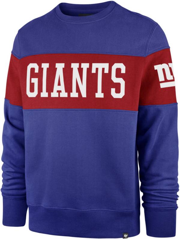 ‘47 Men's New York Giants Interstate Crew Royal Sweatshirt