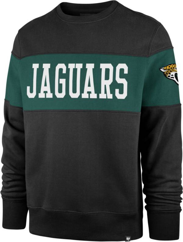 ‘47 Men's Jacksonville Jaguars Interstate Crew Black Sweatshirt