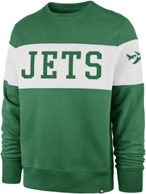 ‘47 Men's New York Jets Interstate Crew Throwback Sweatshirt