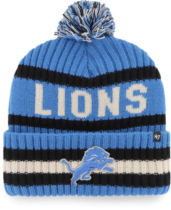 ‘47 Men's Detroit Lions Bering Blue Cuffed Knit Hat