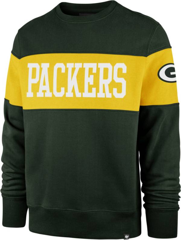 ‘47 Men's Green Bay Packers Interstate Crew Green Sweatshirt