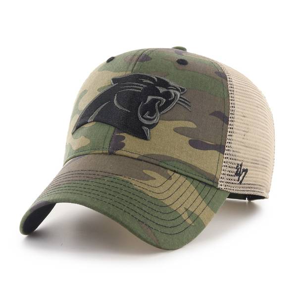 ‘47 Men's Carolina Panthers Camo Branson MVP Adjustable Hat