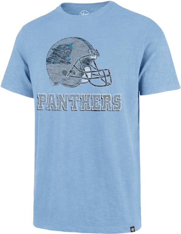 ‘47 Men's Carolina Panthers Scrum Logo Blue T-Shirt