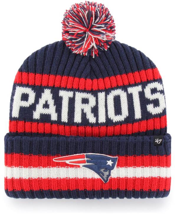 ‘47 Men's New England Patriots Bering Navy Cuffed Knit Hat