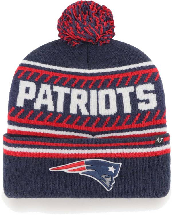 '47 Men's New England Patriots Navy Ice Cap Cuffed Knit
