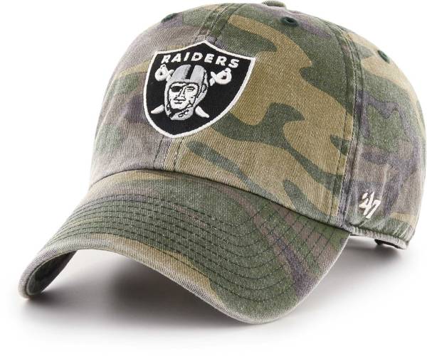 '47 Men's Las Vegas Raiders Camo Cleanup Adjustable Hat