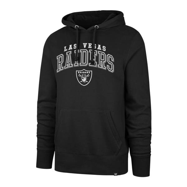 ‘47 Men's Las Vegas Raiders Double Dark Black Hoodie