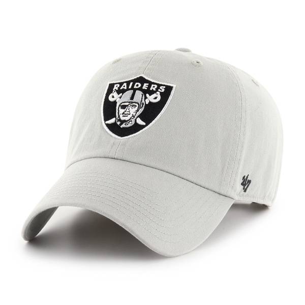‘47 Men's Las Vegas Raiders Cleanup Gray Adjustable Hat product image