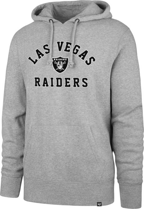 '47 Men's Las Vegas Raiders Arch Headline Grey Hoodie