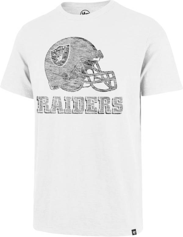 ‘47 Men's Las Vegas Raiders Scrum Logo White T-Shirt