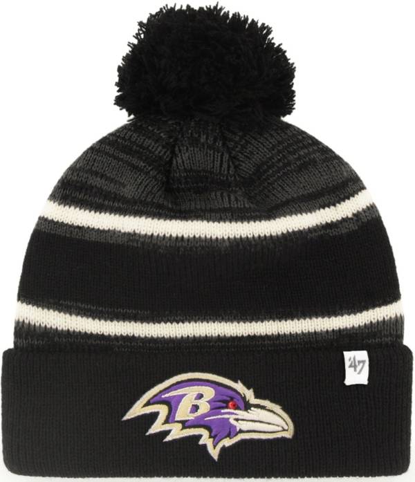 '47 Men's Baltimore Ravens Black Fairfax Cuffed Knit