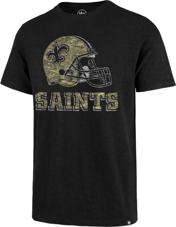 ‘47 Men's New Orleans Saints Scrum Logo Black T-Shirt