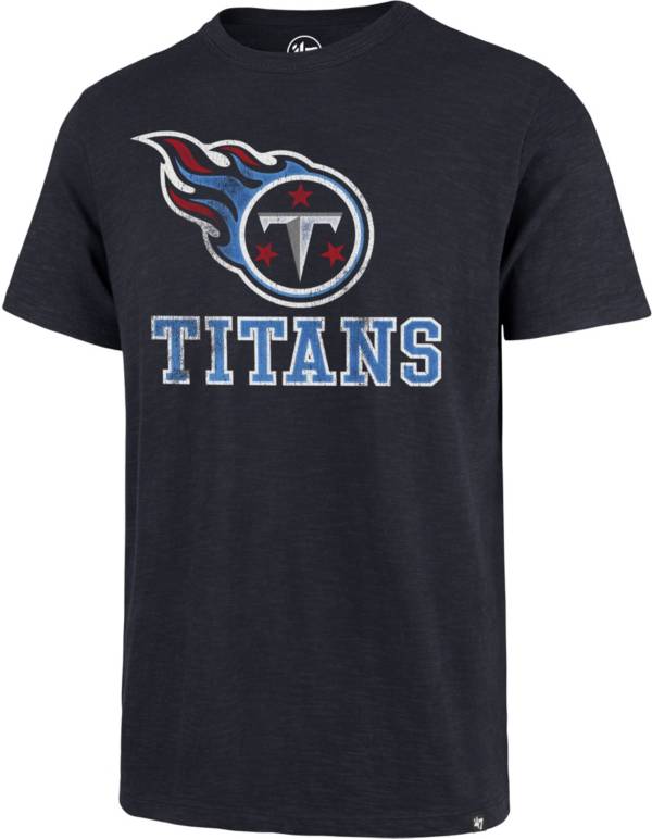 ‘47 Men's Tennessee Titans Scrum Logo Navy T-Shirt