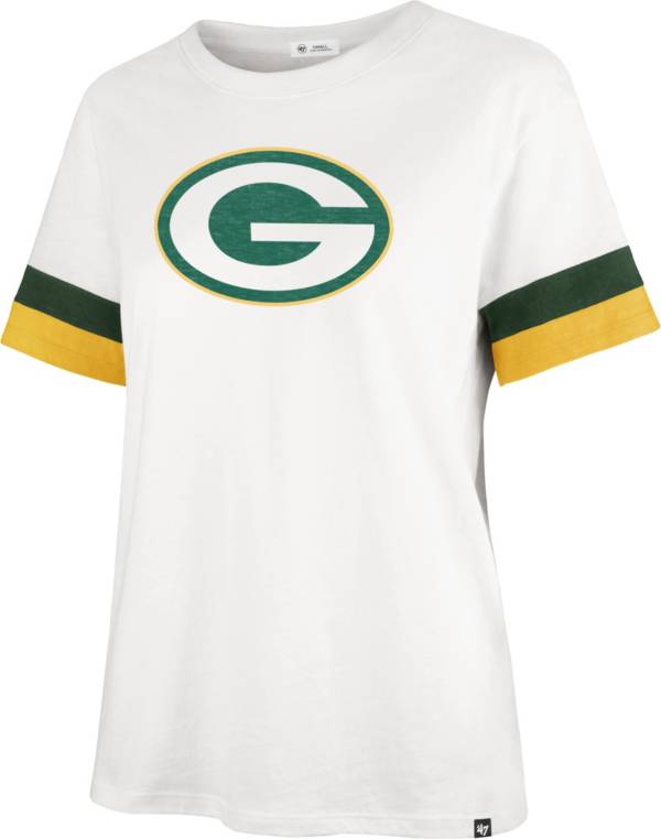 ‘47 Women's Green Bay Packers Sandstone Premier Raglan T-Shirt