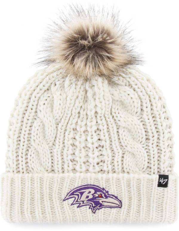 '47 Women's Baltimore Ravens White Meeko Knit