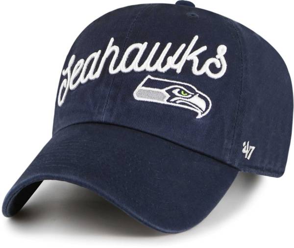 '47 Women's Seattle Seahawks Navy Millie Adjustable Hat