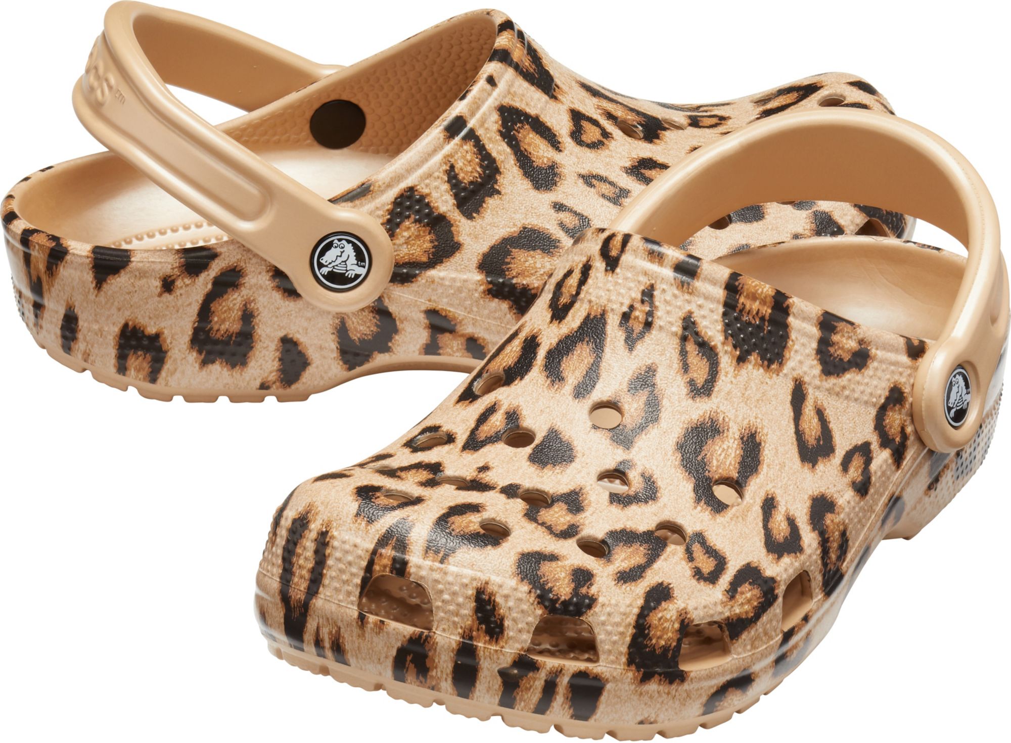 classic leopard crocs