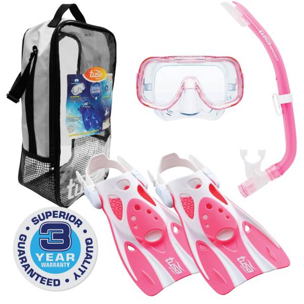 TUSA Sport Jr. Mini Kleio Snorkeling Set with Reusable Bag