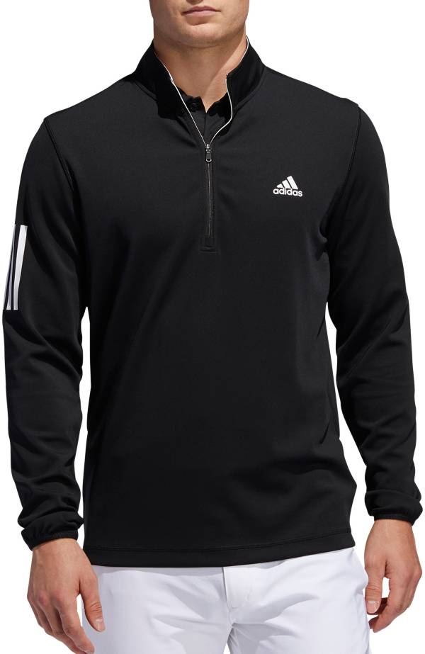 adidas Men's Midweight 3-Stripe ½-Zip Golf Pullover
