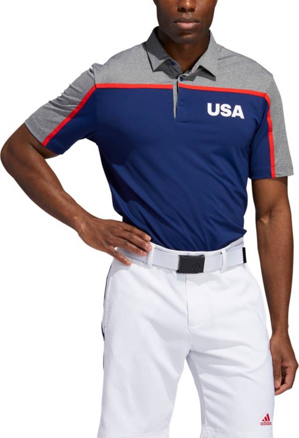 adidas Men's Ultimate365 USA Golf Polo