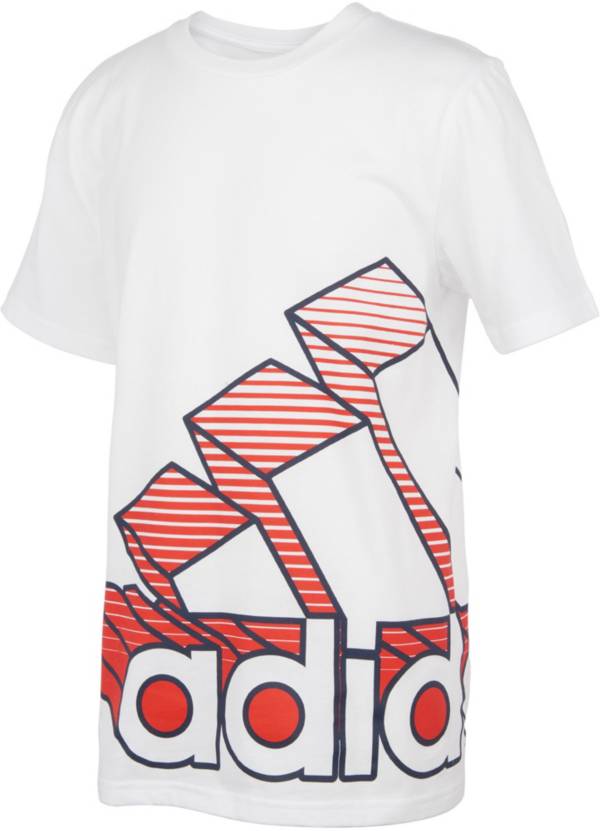 adidas Boys' Badge of Sport 3D Wraparound T-Shirt