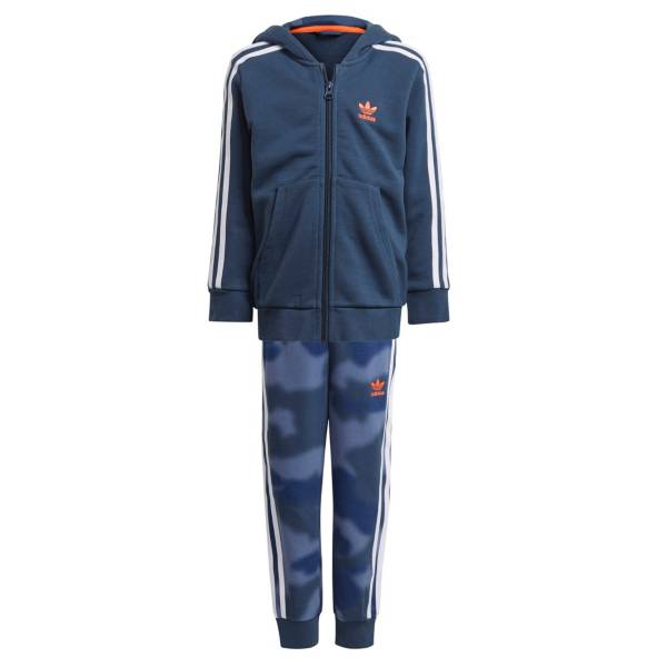 adidas Little Boys' Full Zip Camo Print Hoodie Set