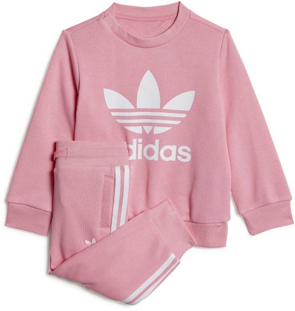 adidas Boys' Crew Sweatshirt and Pants Set