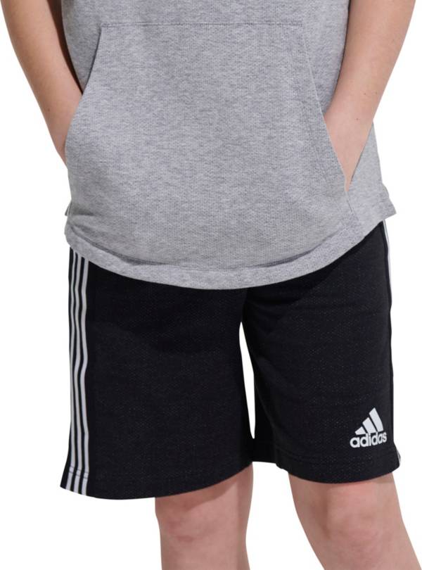 adidas Boys' 3-Stripe Tape Shorts