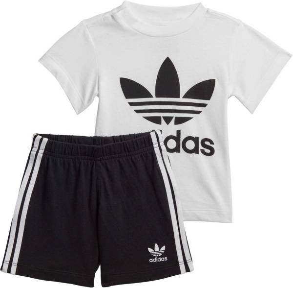 adidas Toddler Boys' Trefoil Tee Set