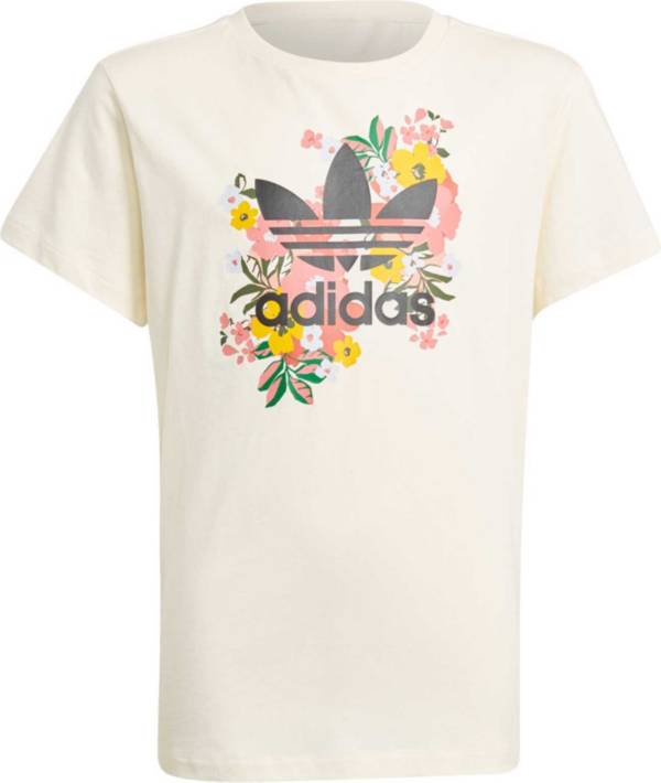 adidas Girls' Floral T-Shirt