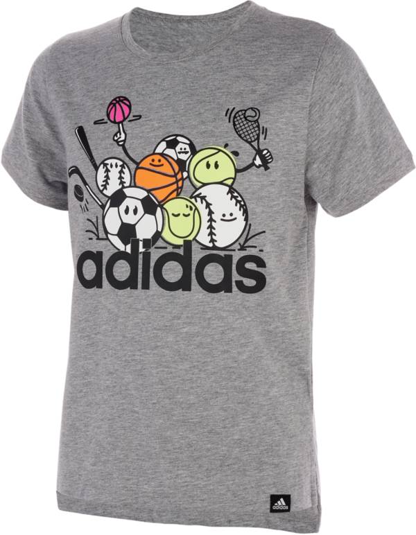 adidas Girls' Graphic T-Shirt