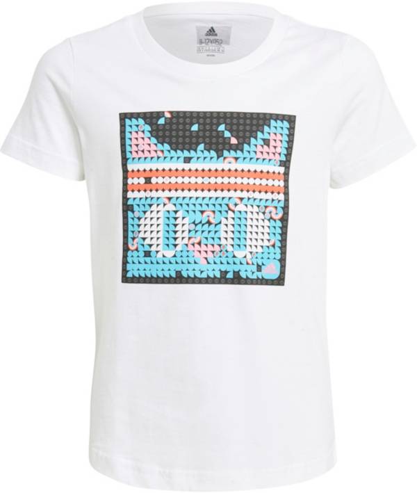 adidas Girl's LEGO DOTS Graphic T-Shirt