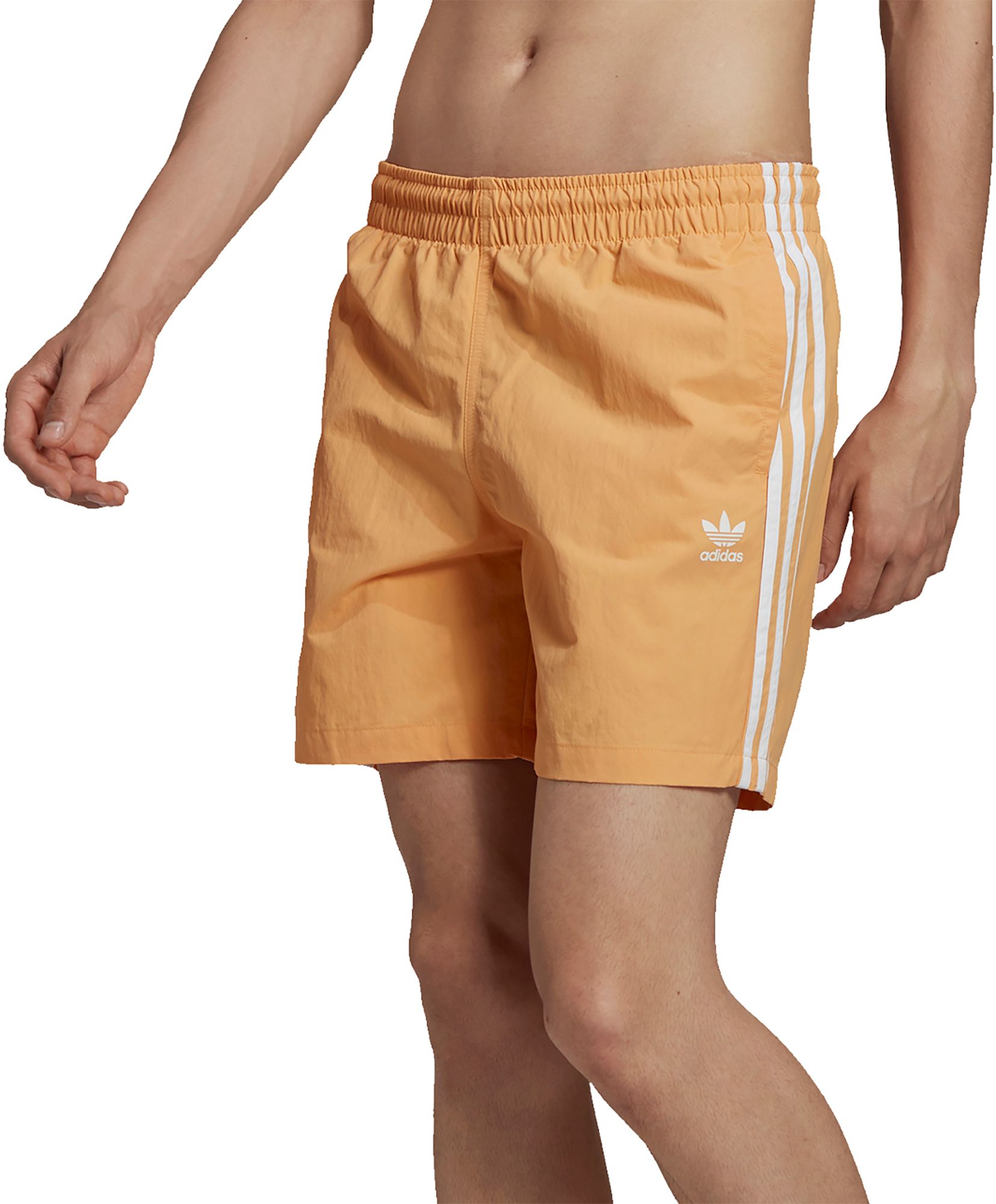 adidas 3 stripe swim shorts mens