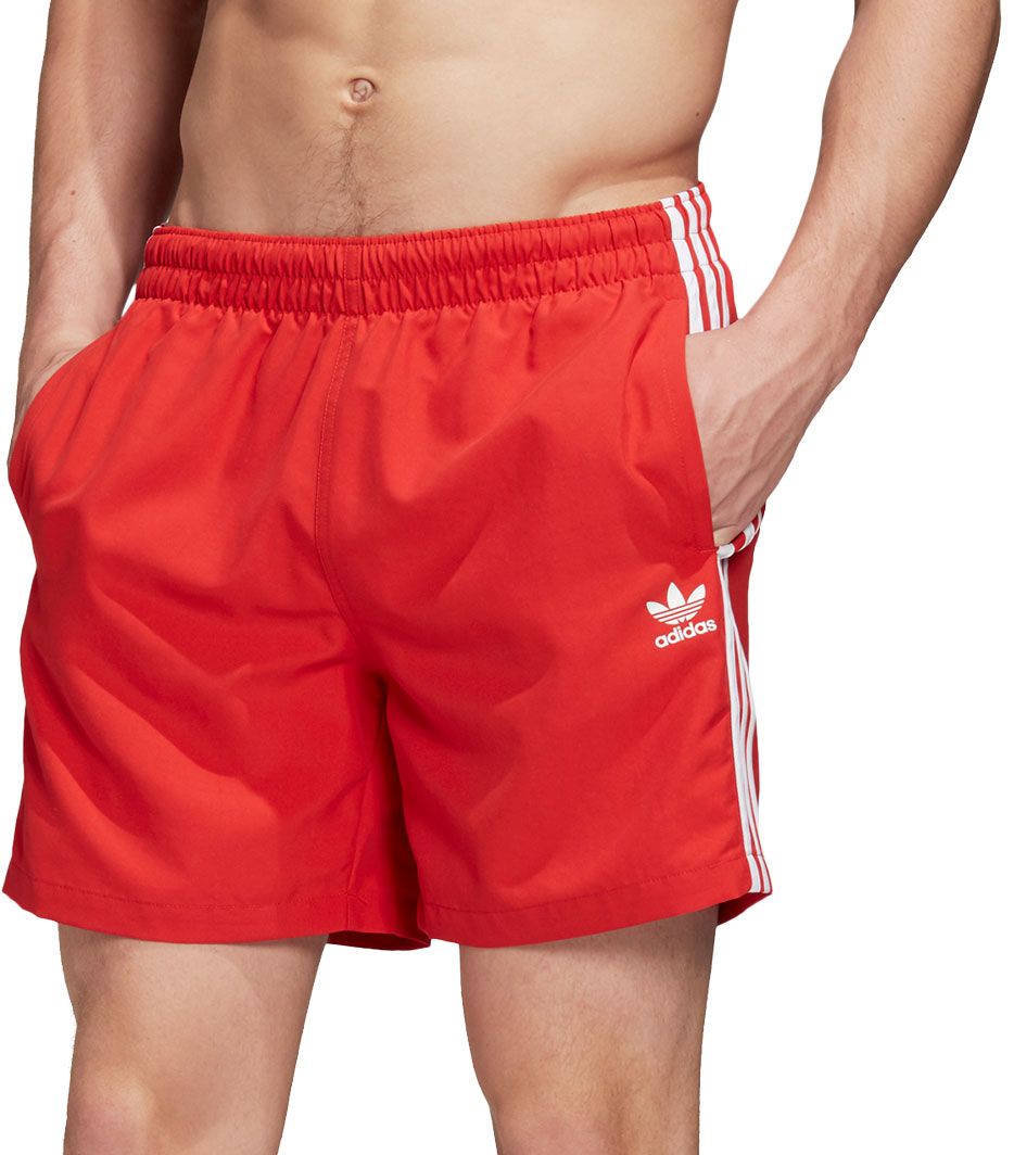 adidas training three stripe shorts