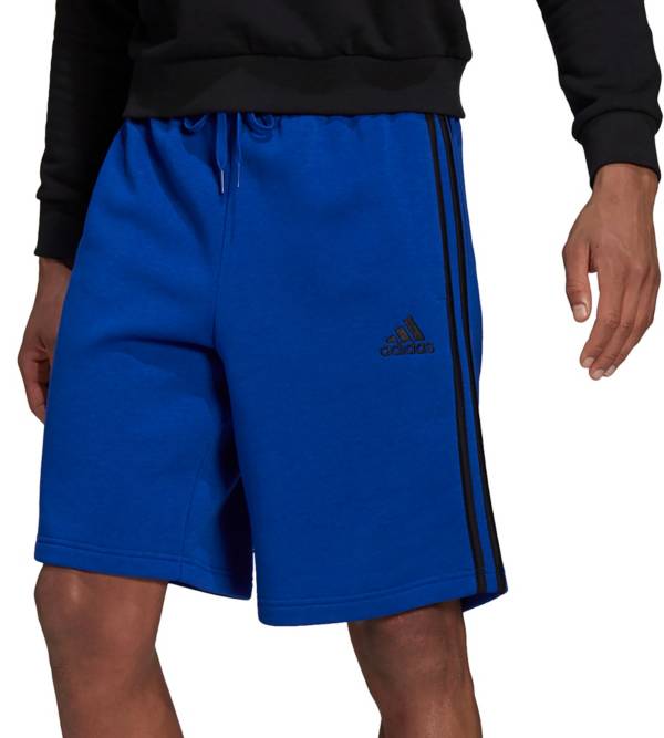Adidas Men's Essentials Fleece 3-Striped Shorts