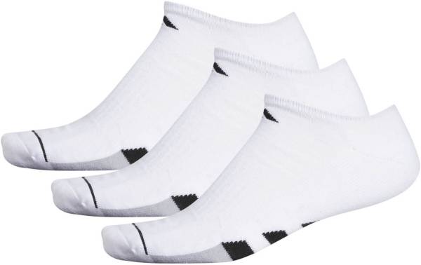 adidas Men's Cushioned II No Show Socks – 3 Pack