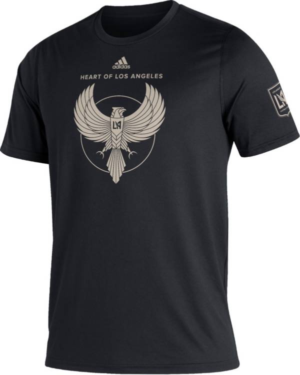 adidas Men's Los Angeles FC Black Kickoff Creator Performance T-Shirt