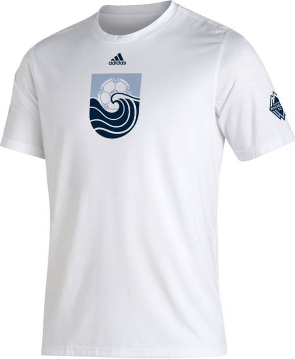 adidas Men's Vancouver Whitecaps White Kickoff Creator Performance T-Shirt