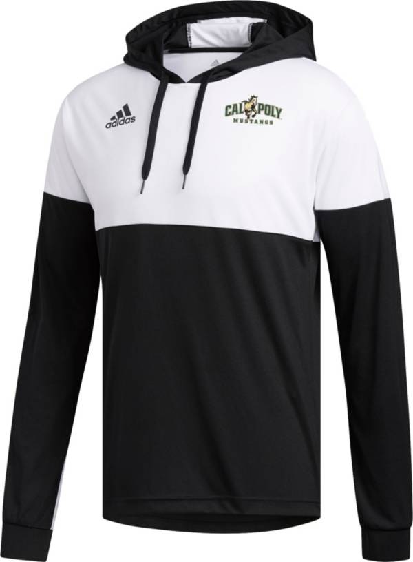 adidas Men's Cal Poly Mustangs Legend Shooter Long Sleeve Black Shirt