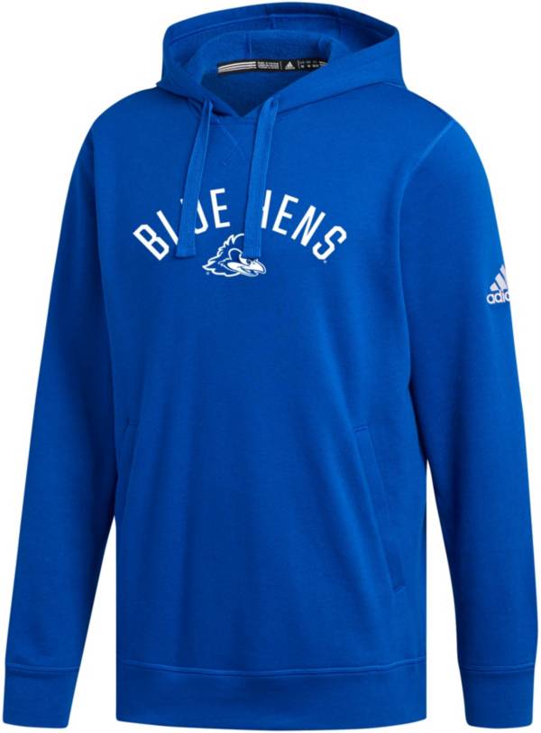 adidas Men's Delaware Fightin' Blue Hens Blue Fleece Hoodie