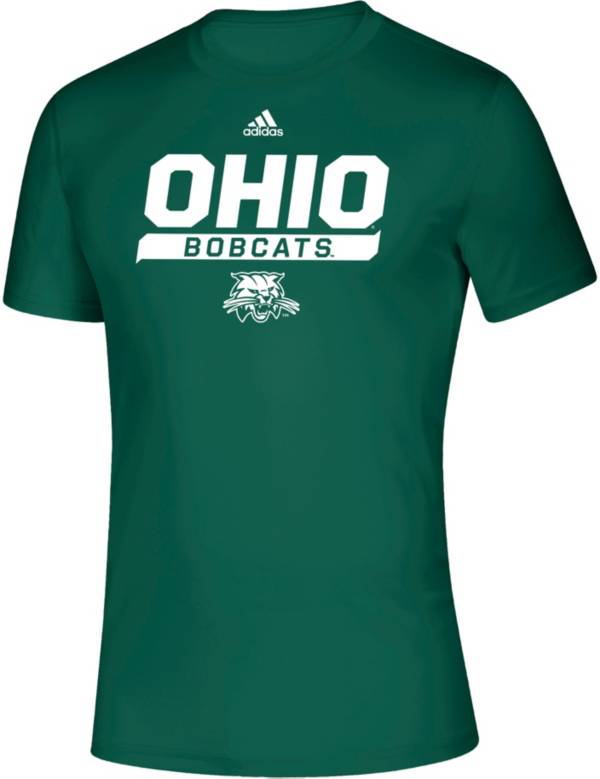 adidas Men's Ohio Bobcats Creator Green T-Shirt