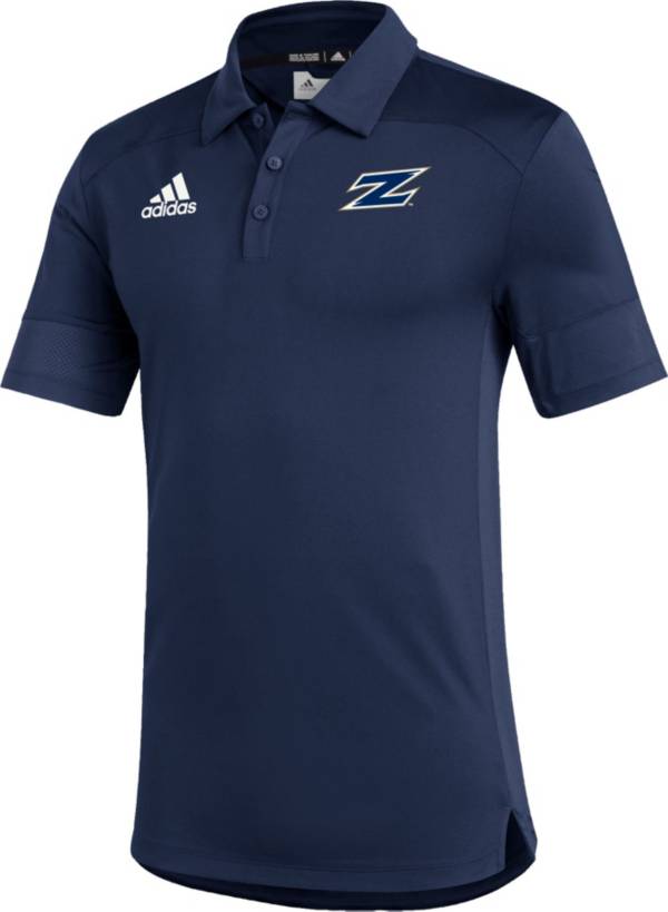 adidas Men's Akron Zips Navy Under the Lights Coaches Sideline Polo