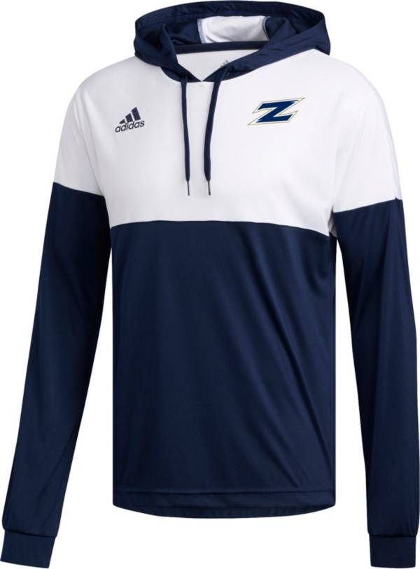 adidas Men's Akron Zips Navy Legend Shooter Long Sleeve Shirt