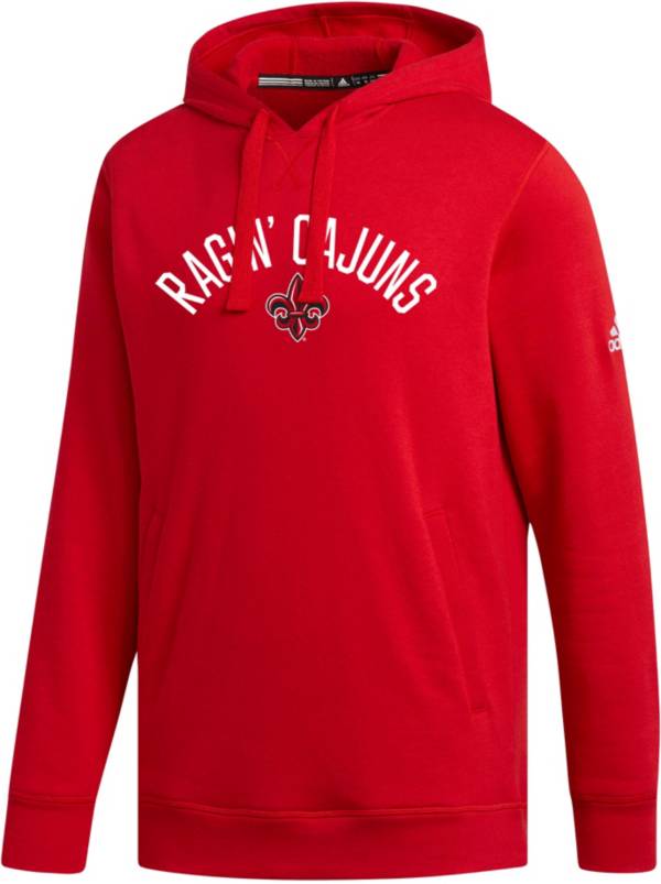 adidas Men's Louisiana-Lafayette Ragin' Cajuns Red Fleece Hoodie