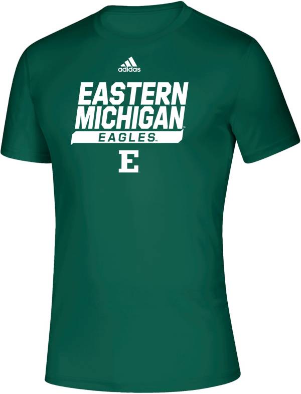 adidas Men's Eastern Michigan Eagles Creator Green T-Shirt